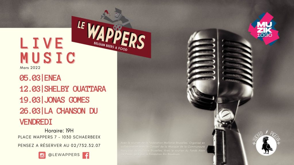 Jonas Gomes au Wappers | #Muzik1030
